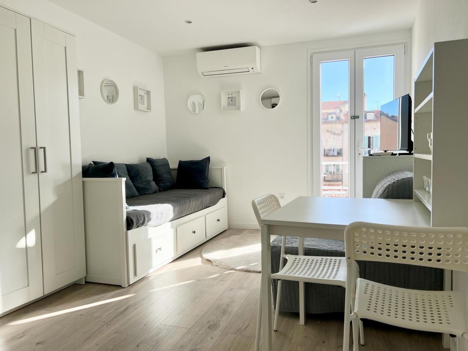 Studio Moderne Renove Avec Balcon Nizza Kültér fotó